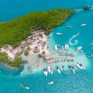 tour 5 islas del rosario en bote deportivo