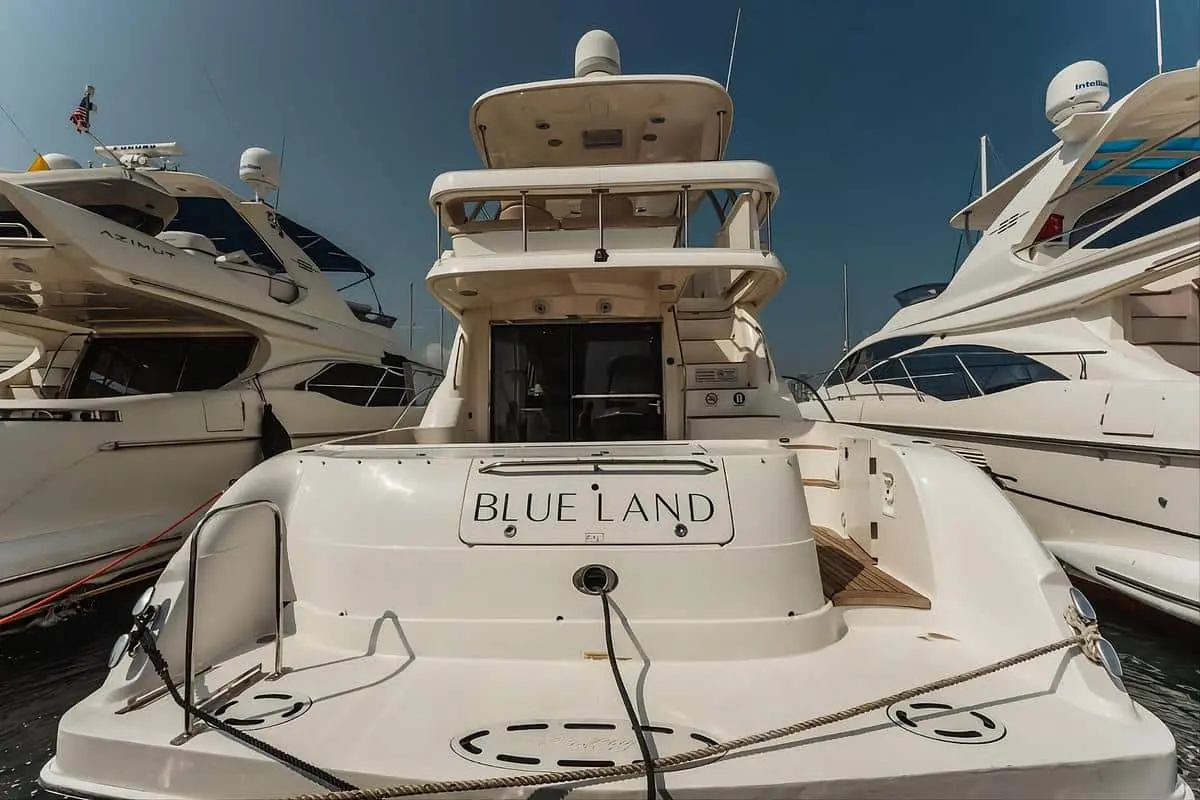 Yate Blue Land Sea Ray 58 en Cartagena vista panorámica